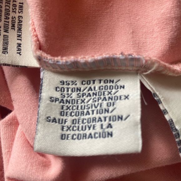 Tommy Hilfiger Short Sleeve T-Shirt, Pink/Blush Color, Size Small - Picture 8 of 10